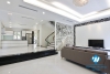 Modern and bright villa with garden for rent in Vinhomes Riverside, Long Bien, Hanoi